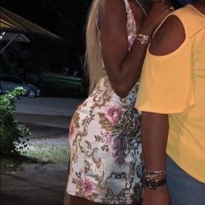 Square neck bodycon dress